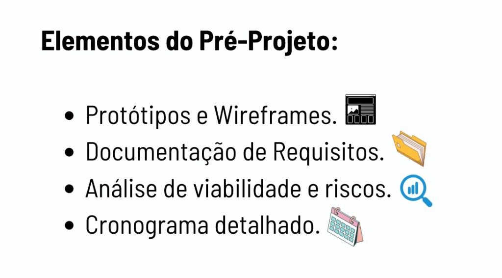 Elementos do Pré-Projeto