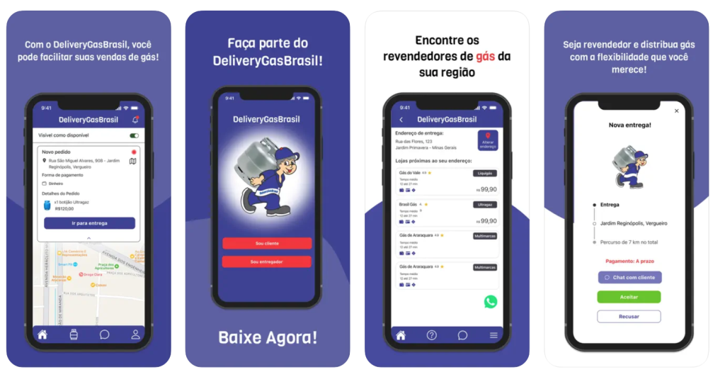 Aplicativo DeliveryGasBrasil