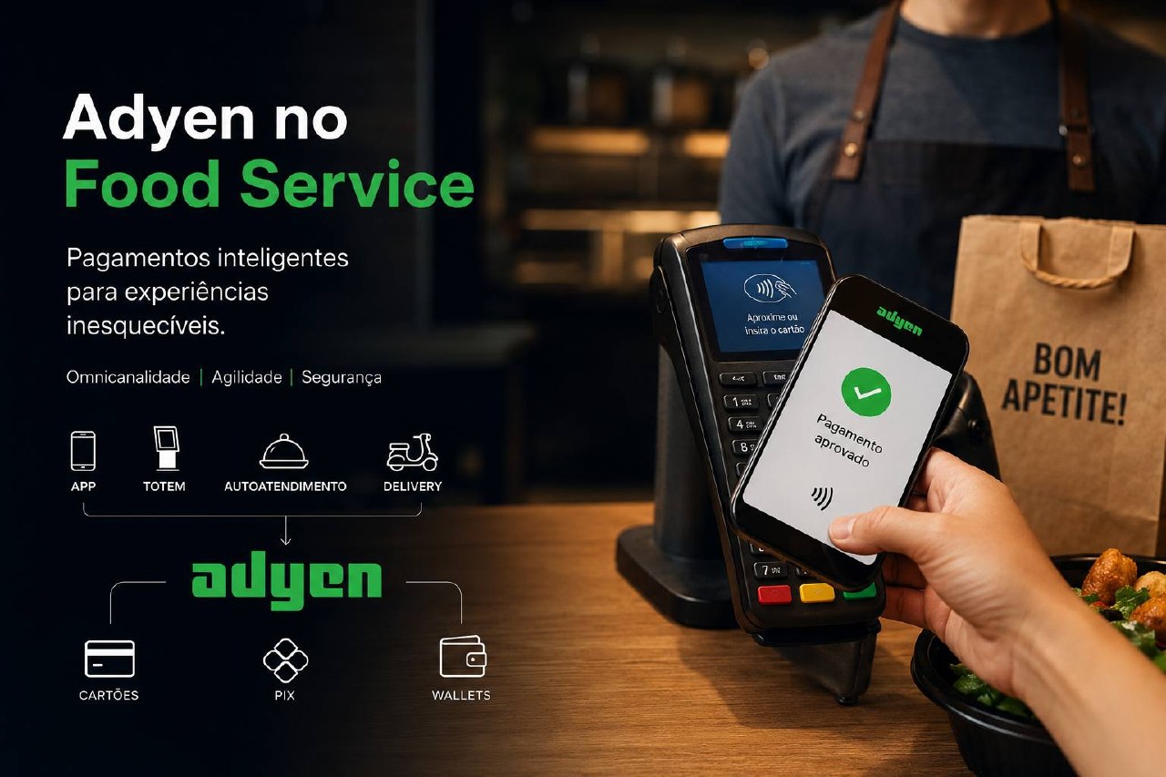Case de integração com Adyen no food service