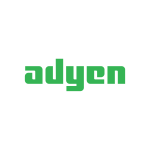 Logo da Adyen em fundo branco