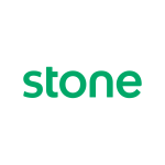 Logo da Stone em fundo branco