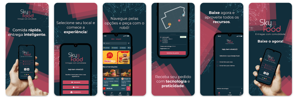 Aplicativo Sky Food